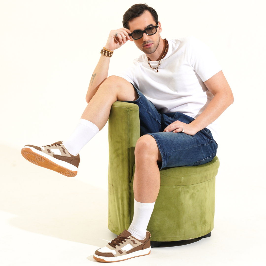 ASH Sneaker - Beige et Marron