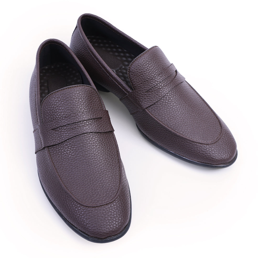 Monkstory Atelier 1950 Flex Penny Moafers 360 - Noir et Marron
