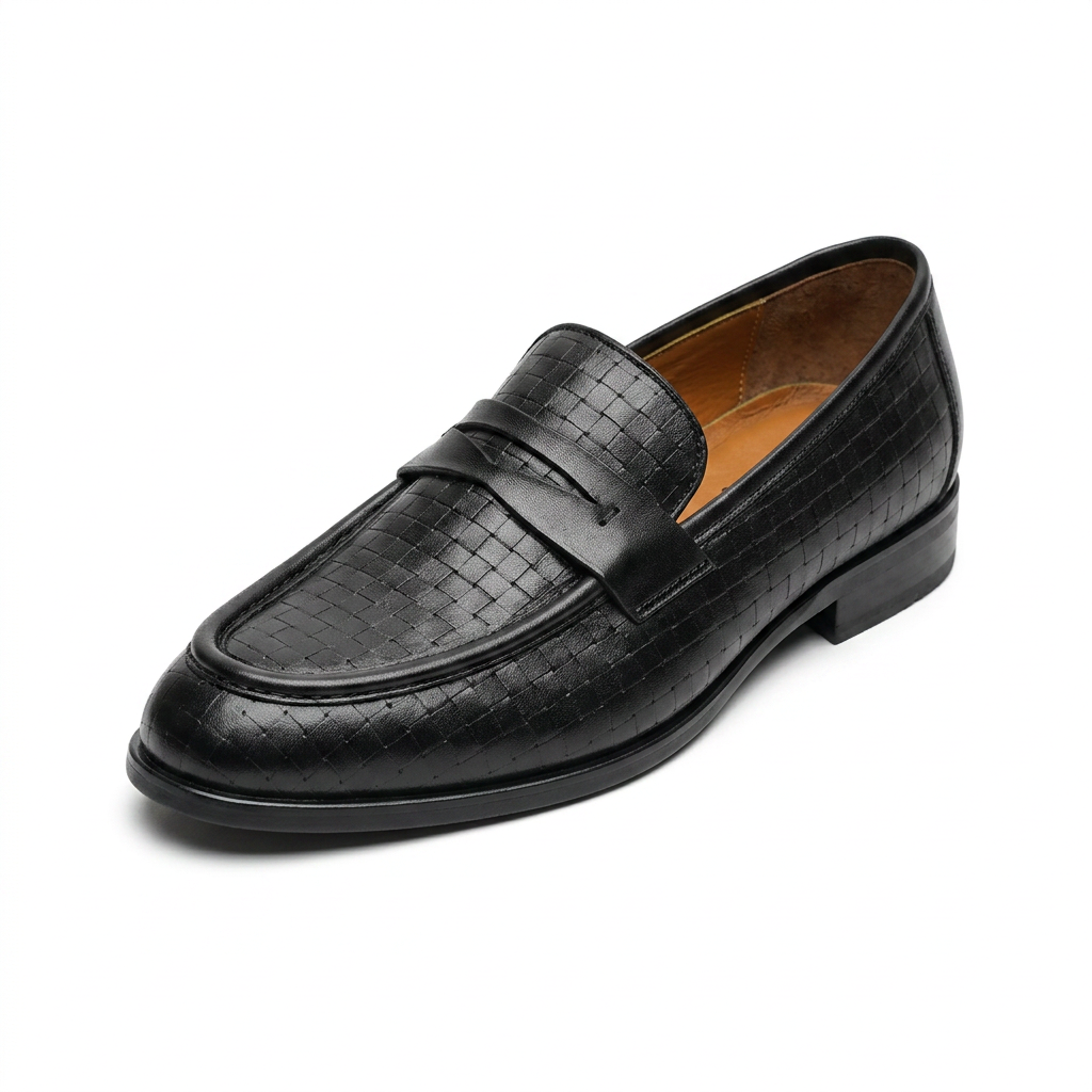 Monkstory Atelier 1950 Flex Penny Moafers 360 - Noir