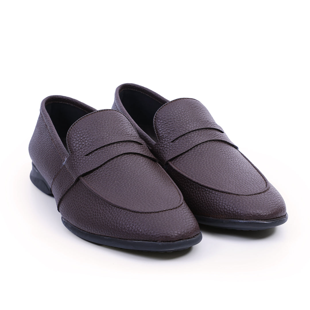 Monkstory Atelier 1950 Flex Penny Moafers 360 - Noir et Marron