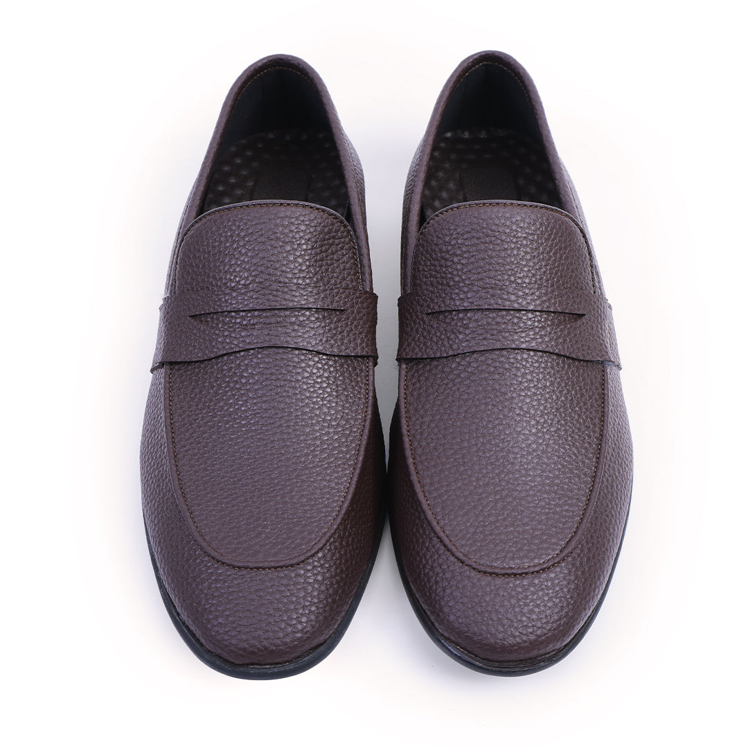 Monkstory Atelier 1950 Flex Penny Moafers 360 - Noir et Marron