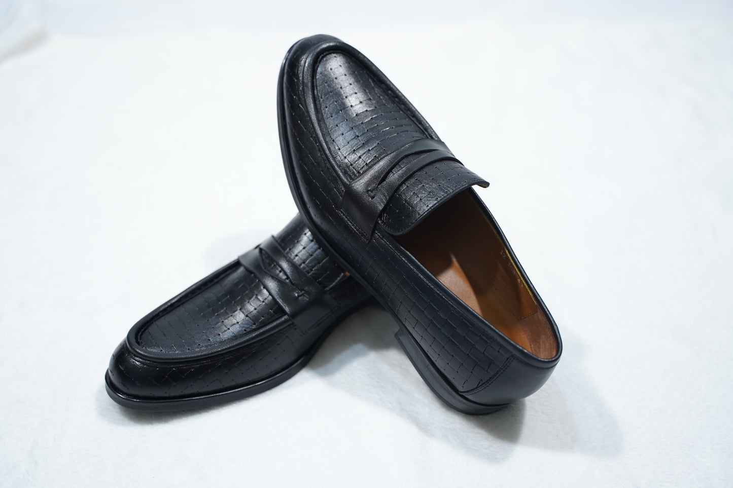 Monkstory Atelier 1950 Flex Penny Moafers 360 - Noir