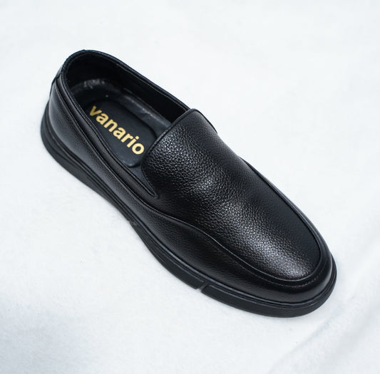Mocassins de mode décontractées en cuir à talon plat et semelle douce | mocassins doux