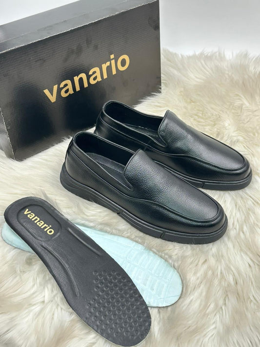Mocassins de mode décontractées en cuir à talon plat et semelle douce | mocassins doux