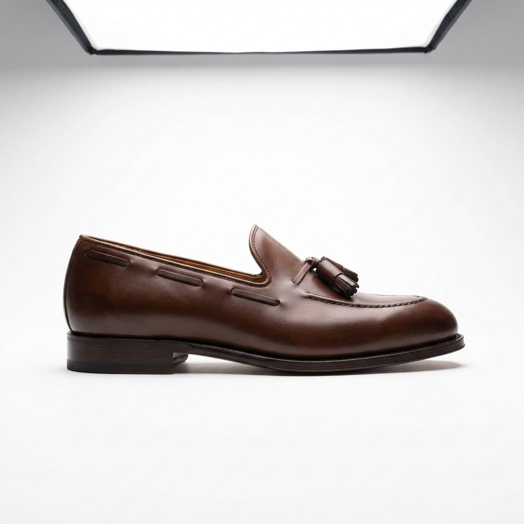 Mocassin en peau de veau Luther Tassel