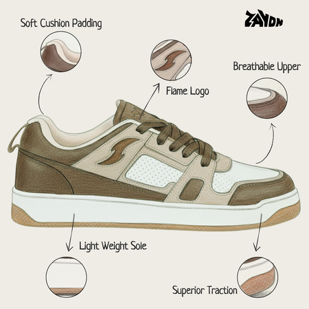 ASH Sneaker - Beige et Marron